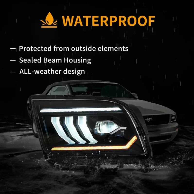 VLAND LED Headlights For 2005-2009 Ford Mustang 5th Gen Canada