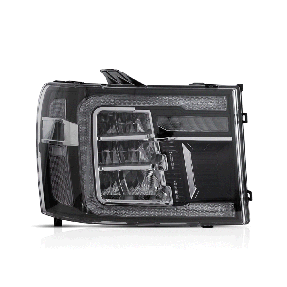 VLAND LED Reflection Bowl Headlights For 2007-2013 GMC Sierra 1500 2500HD 3500HD Canada