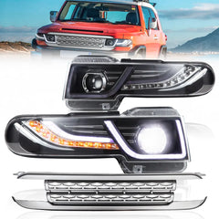 VLAND LED Headlights With Grille for 2006-2022 Toyota FJ Cruiser Canada