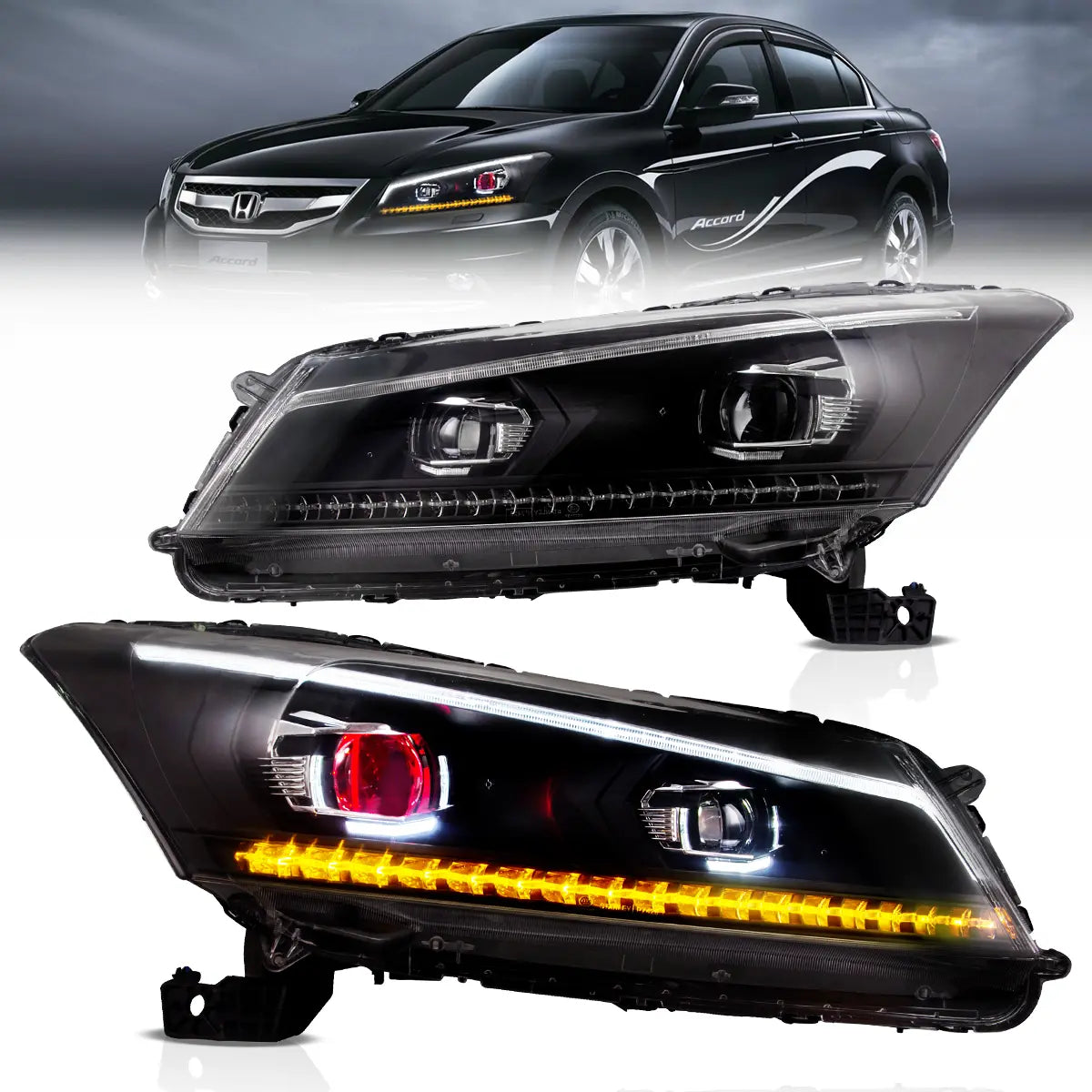 VLAND LED Headlights For 2008-2012 Honda Accord Canada