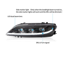 VLAND Full LED Headlights For 2002-2008 Mazda 6 Canada