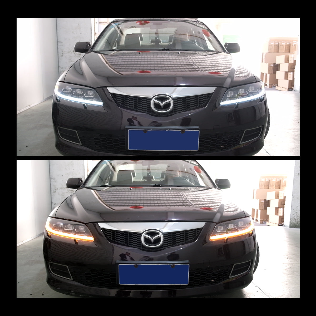 VLAND Full LED Headlights For 2002-2008 Mazda 6 Canada