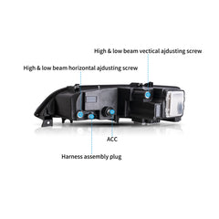 VLAND Full LED Headlights For 2002-2008 Mazda 6 Canada