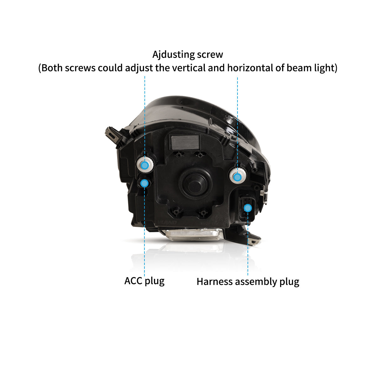 VLAND LED Headlights For 2014-2019 Mini Cooper F56 bentley style
