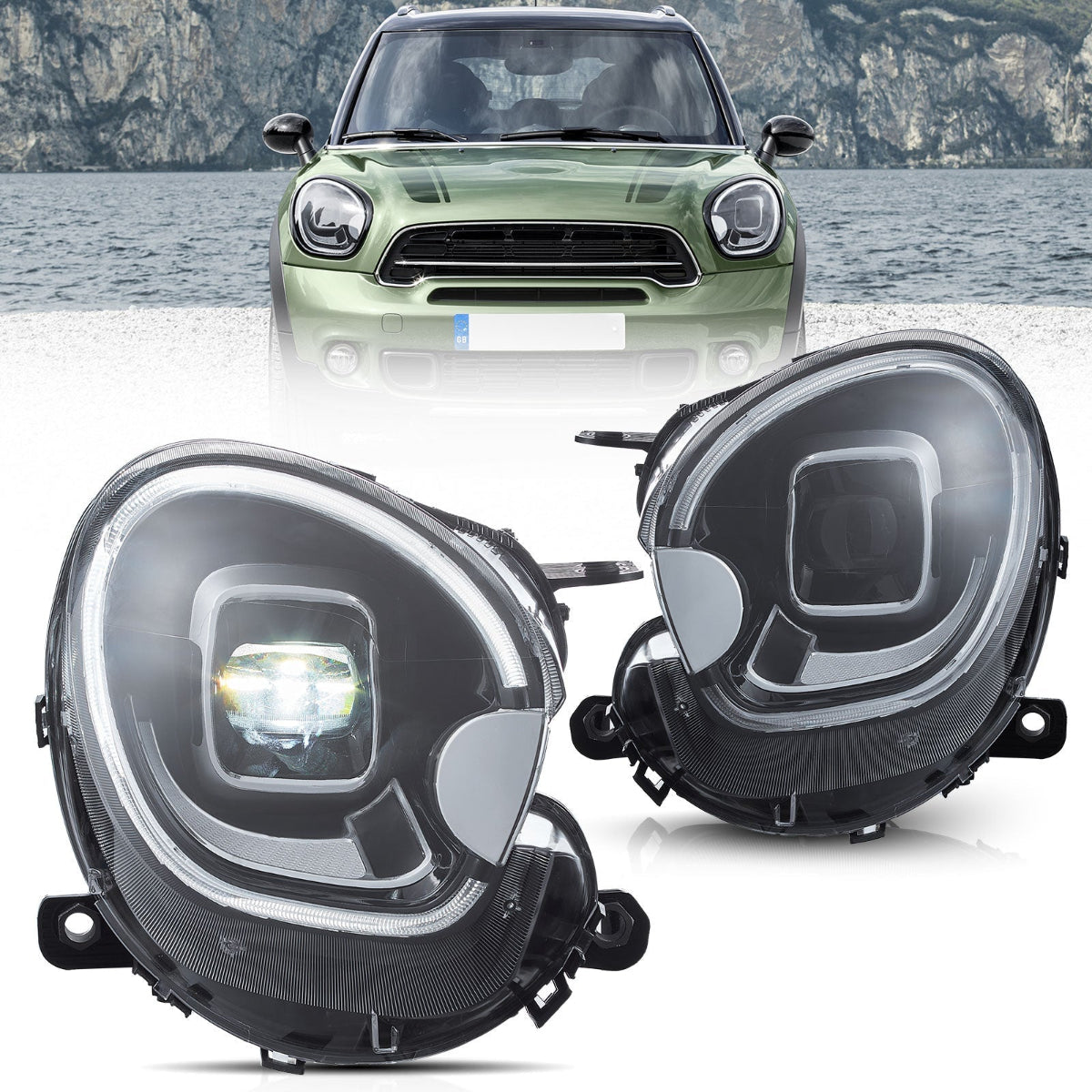 VLAND LED Headlights For 2010-2016 Mini Countryman R60