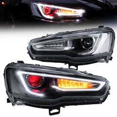 VLAND LED Headlights Audi Style For 2008-2017 Mitsubishi Lancer & EVO X Canada