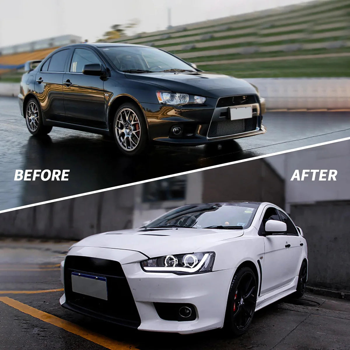 VLAND LED Headlights For 2008-2017 Mitsubishi Lancer / EVO X Canada