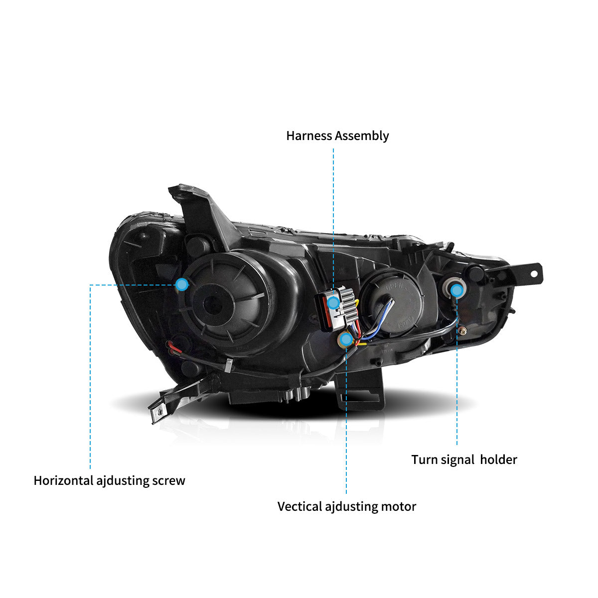 VLAND LED Headlights For 2008-2017 Mitsubishi Lancer / EVO X Canada