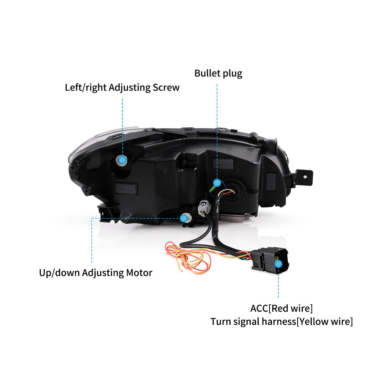 VLAND LED Headlights for 2015-2021 Subaru WRX Canada