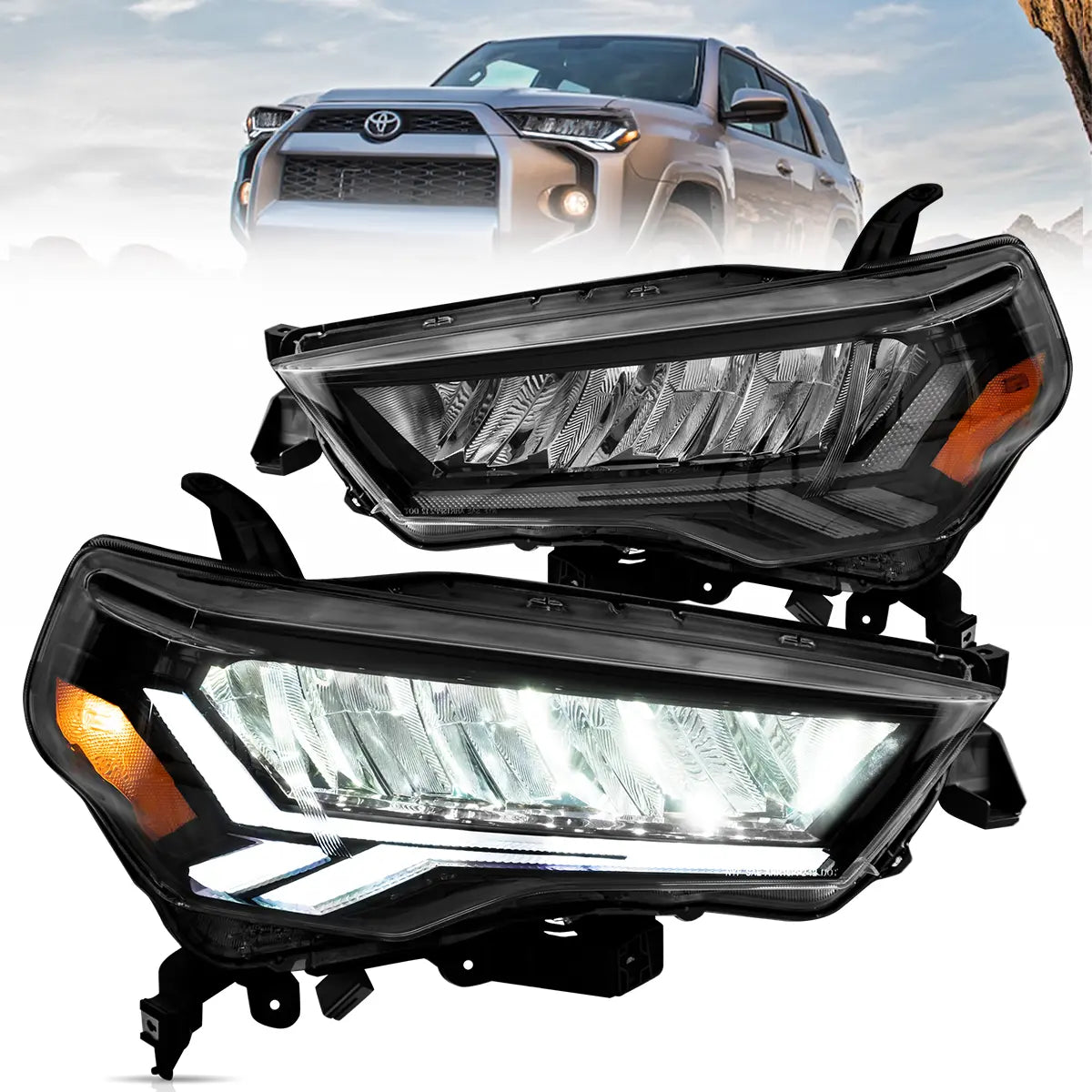 VLAND LED Headlights For Toyota 4Runner 2014-2024 Canada