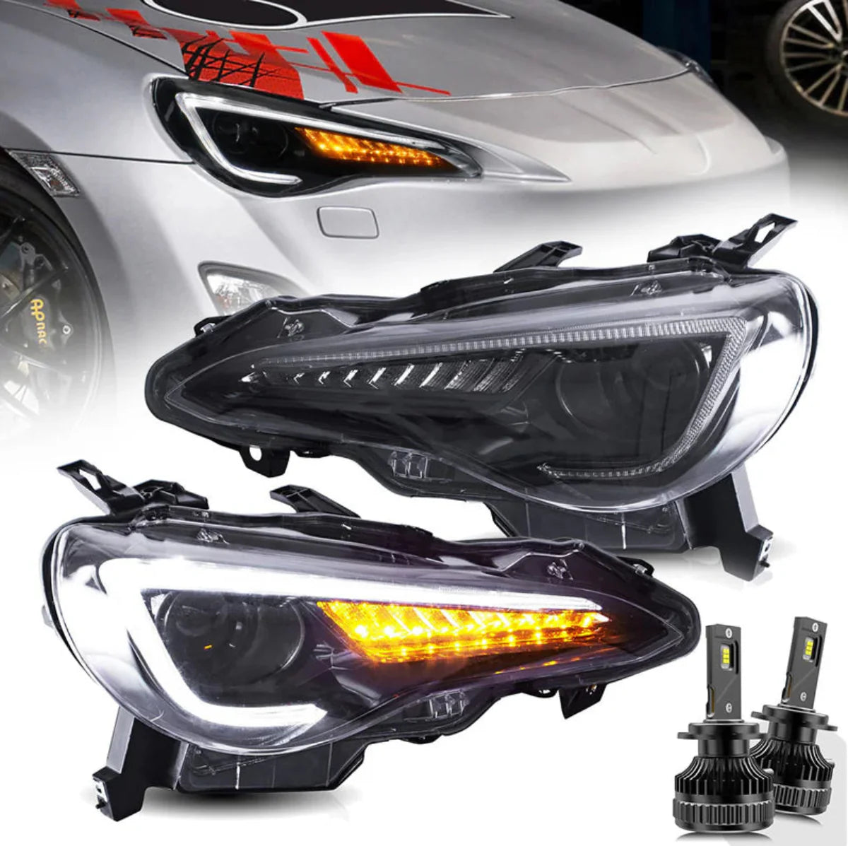 VLAND LED Headlights For 2012-2021 Toyota 86 & Subuaru BRZ & Scion FR-S Canada