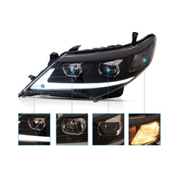 VLAND LED Headlights for 2012-2014 Toyota Camry Sedan Canada