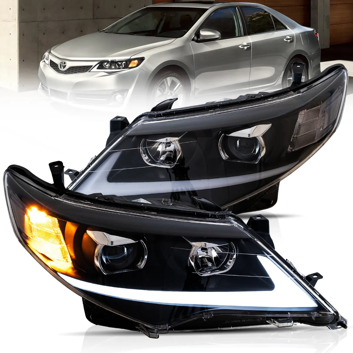 VLAND LED Headlights for 2012-2014 Toyota Camry Sedan Canada