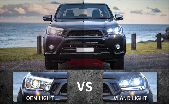 VLAND LED Headlights For 2015-2020 Toyota Hilux N80