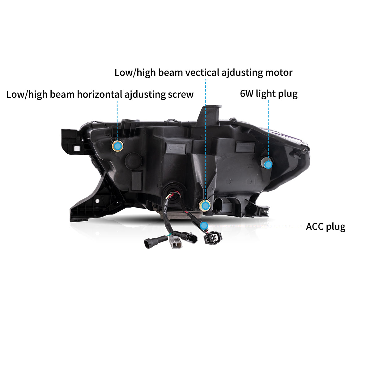 VLAND LED Headlights For 2016-2023 Toyota Tacoma