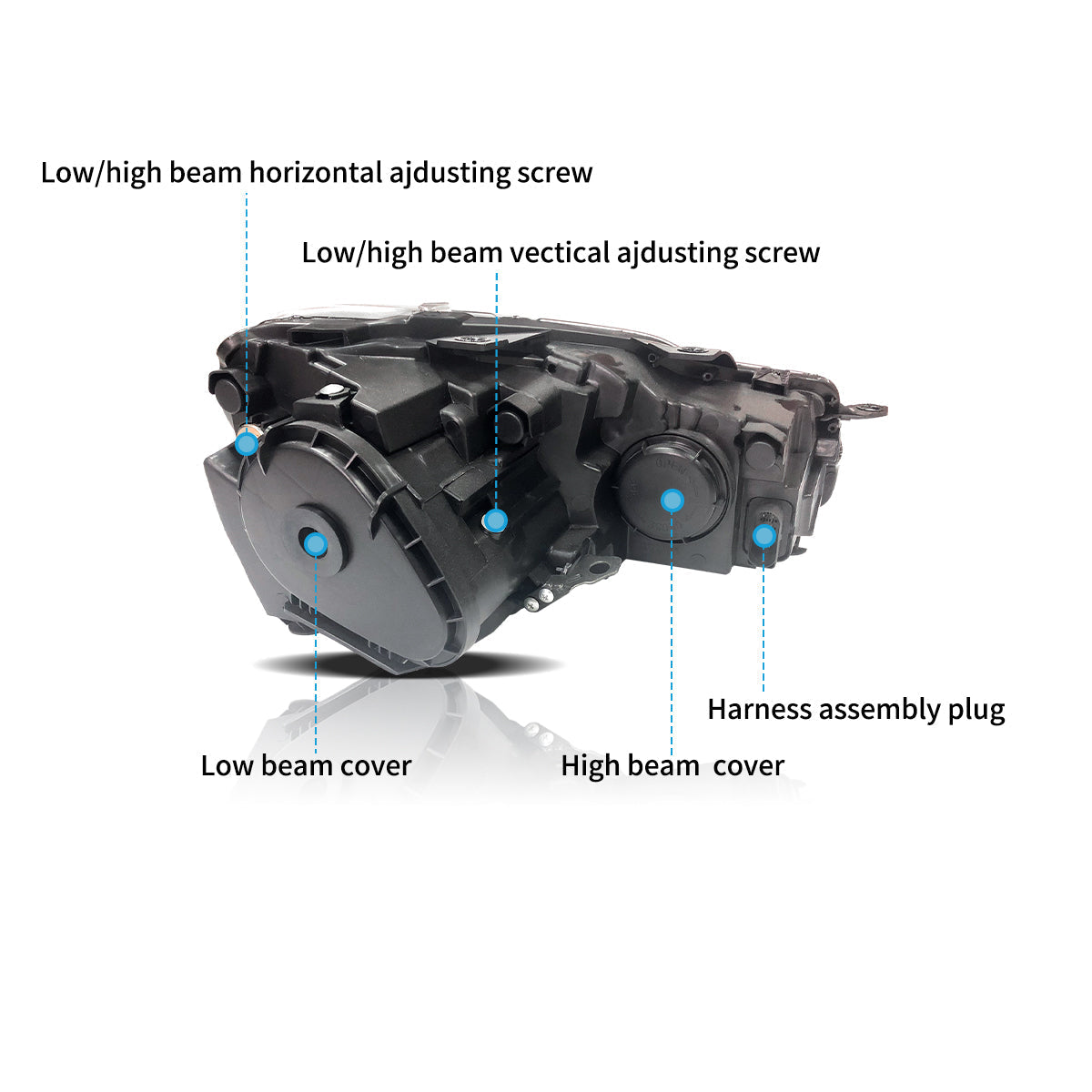 VLAND LED Headlights For 2009-2014 Volkswagen Golf 6 MK6 Canada