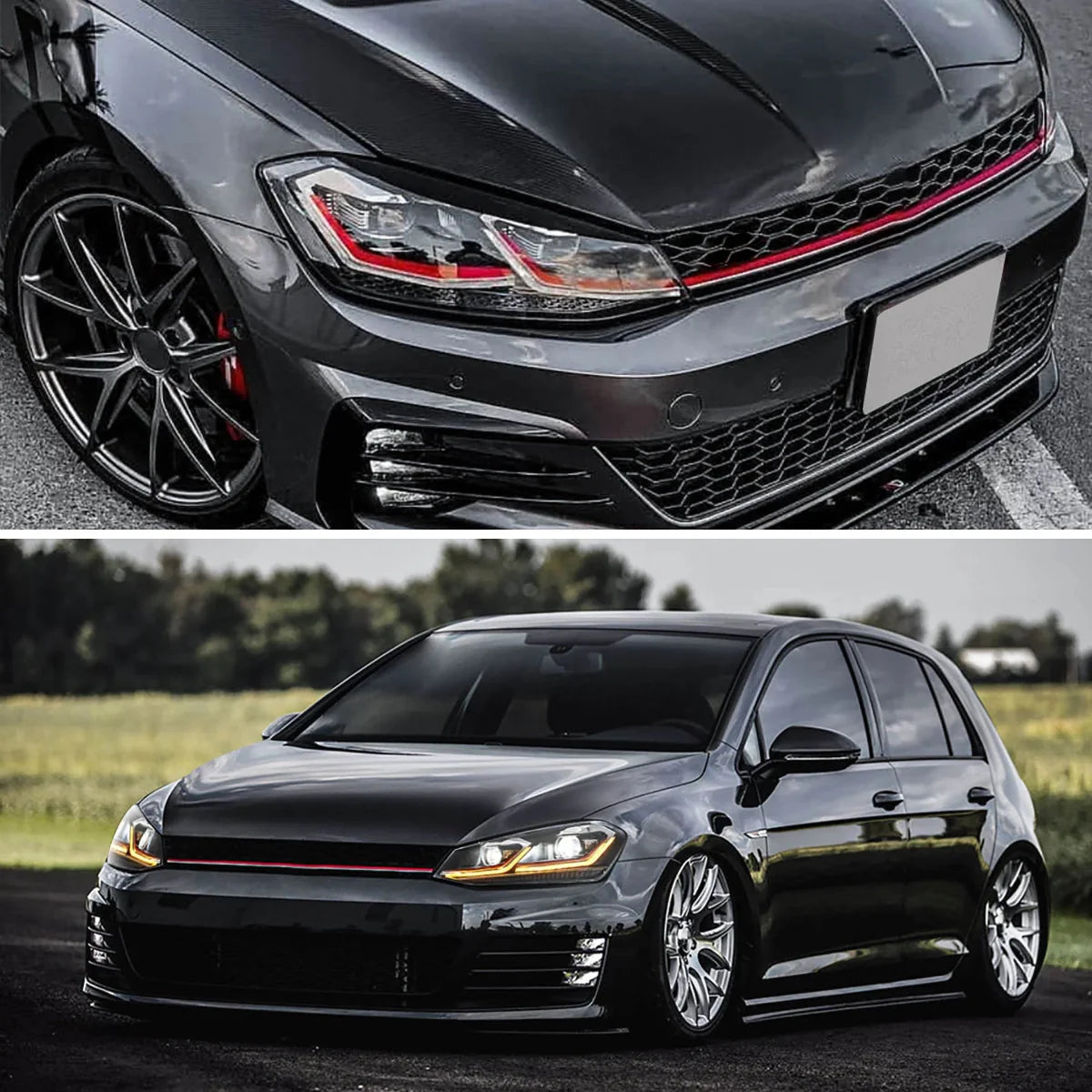 VLAND Headlights for 2015-2017 Volkswagen Golf MK7 Canada