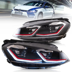 VLAND Headlights for 2015-2017 Volkswagen Golf MK7 Canada