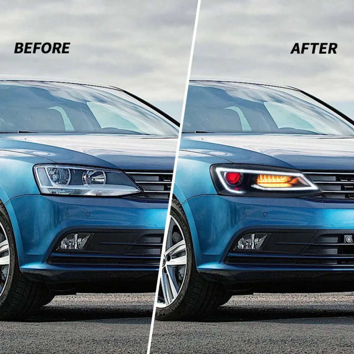 VLAND Headlights For 2012-2018 Volkswagen Jetta/Sagitar MK6 Canada