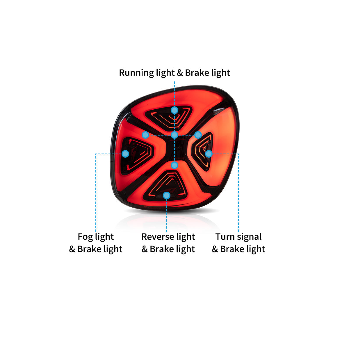VLAND LED Tail Lights For 2015-2020 Benz Smart Fortwo/Forfour C453/A453/W453 Canada