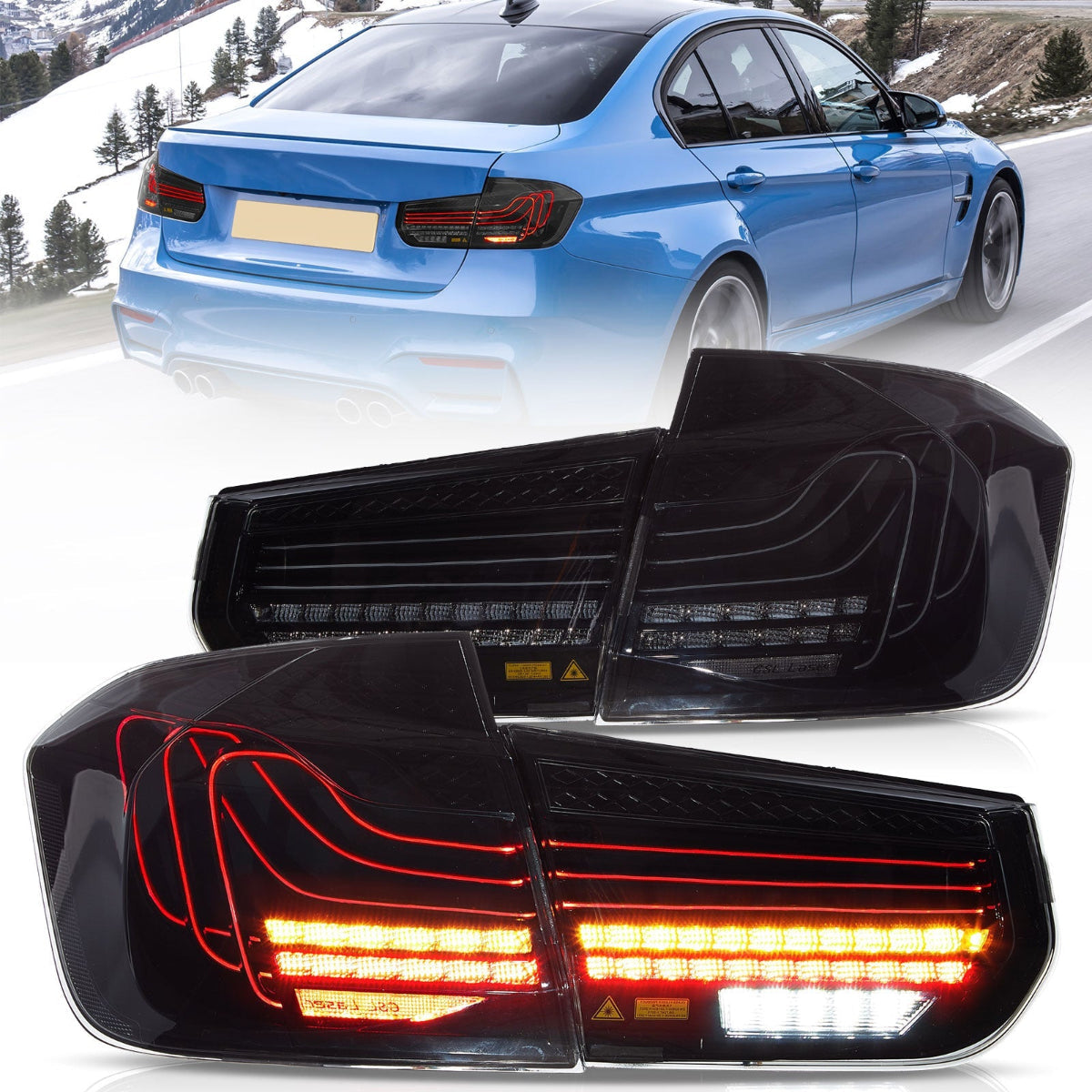 VLAND LED Taillights For 2012-2019 BMW 3 Series F30 F35 M3 F80 Laser Style Canada