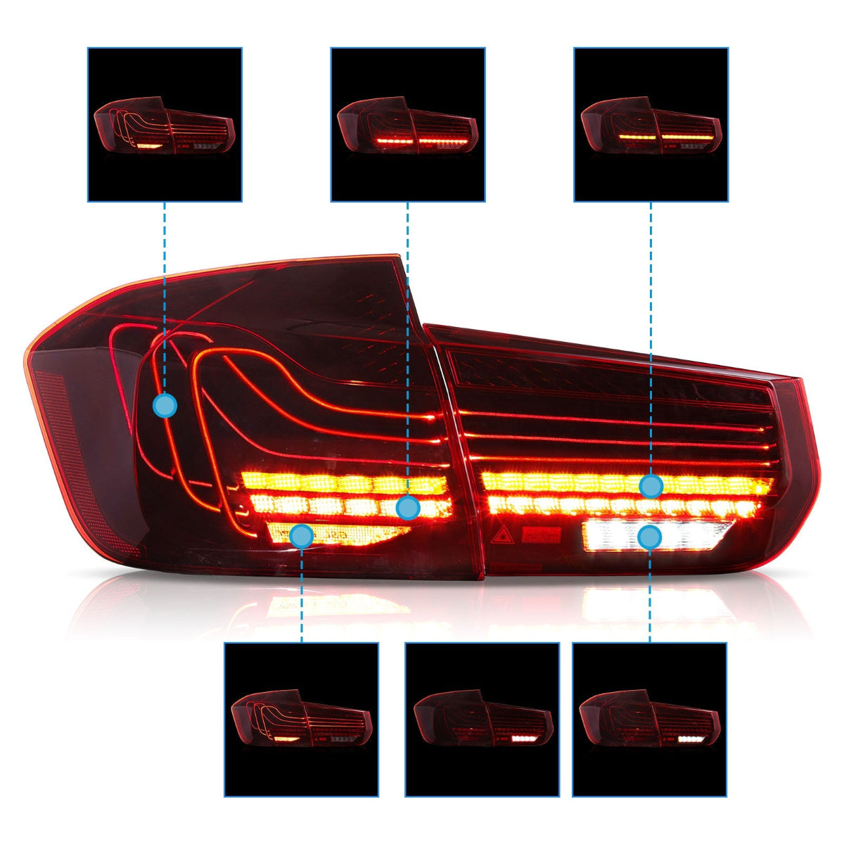 VLAND LED Taillights For 2012-2019 BMW 3 Series F30 F35 M3 F80 Laser Style Canada