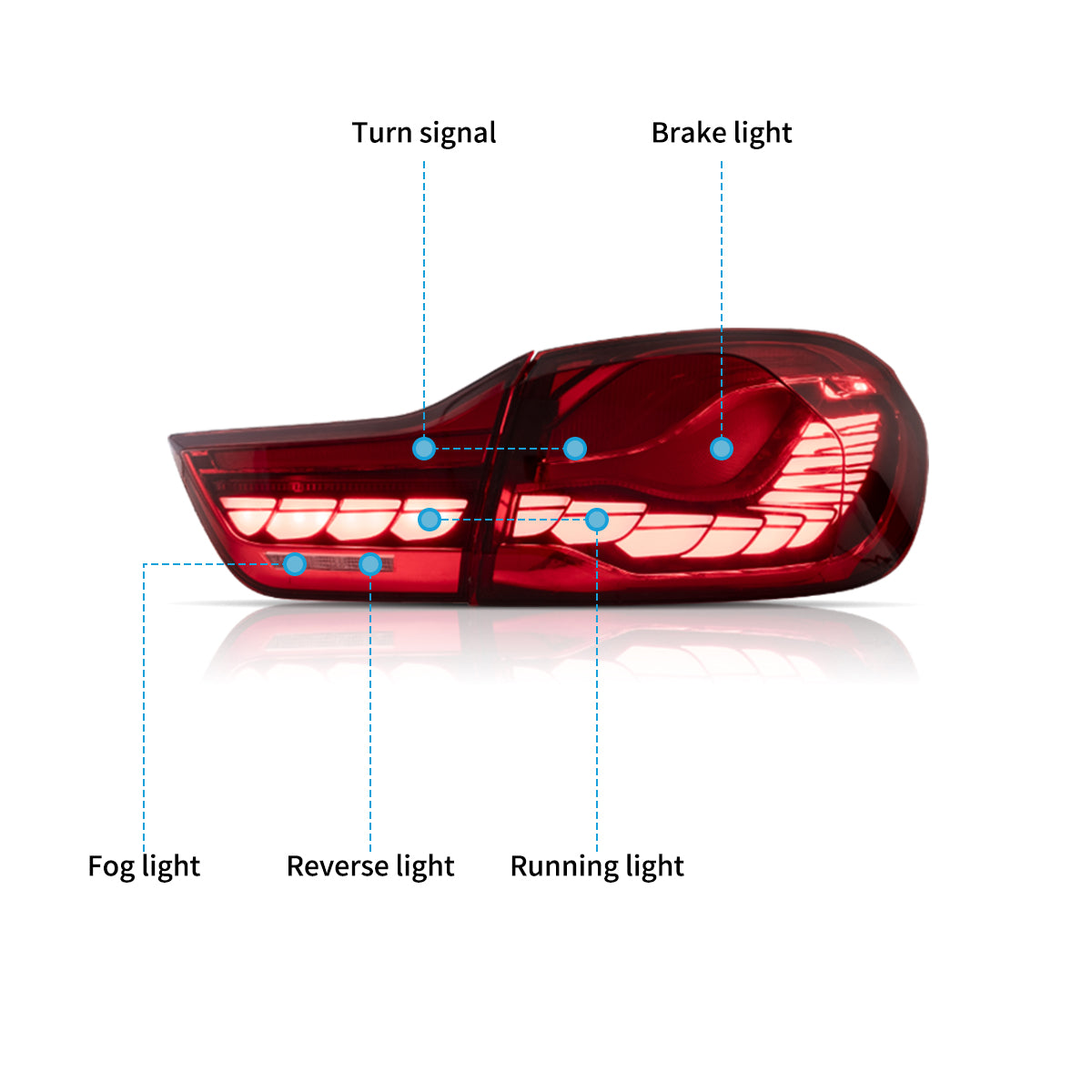 VLAND OLED GTS Tail Lights For 2014-2020 BMW 4-Series M4 F32 F82 Canada