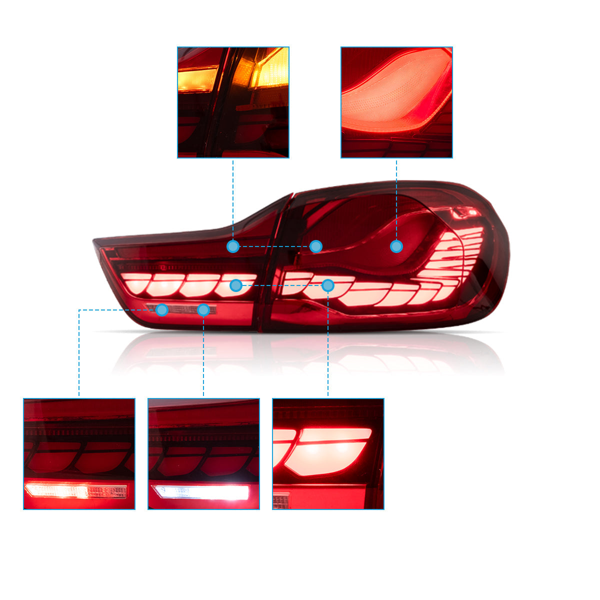VLAND OLED GTS Tail Lights For 2014-2020 BMW 4-Series M4 F32 F82 Canada