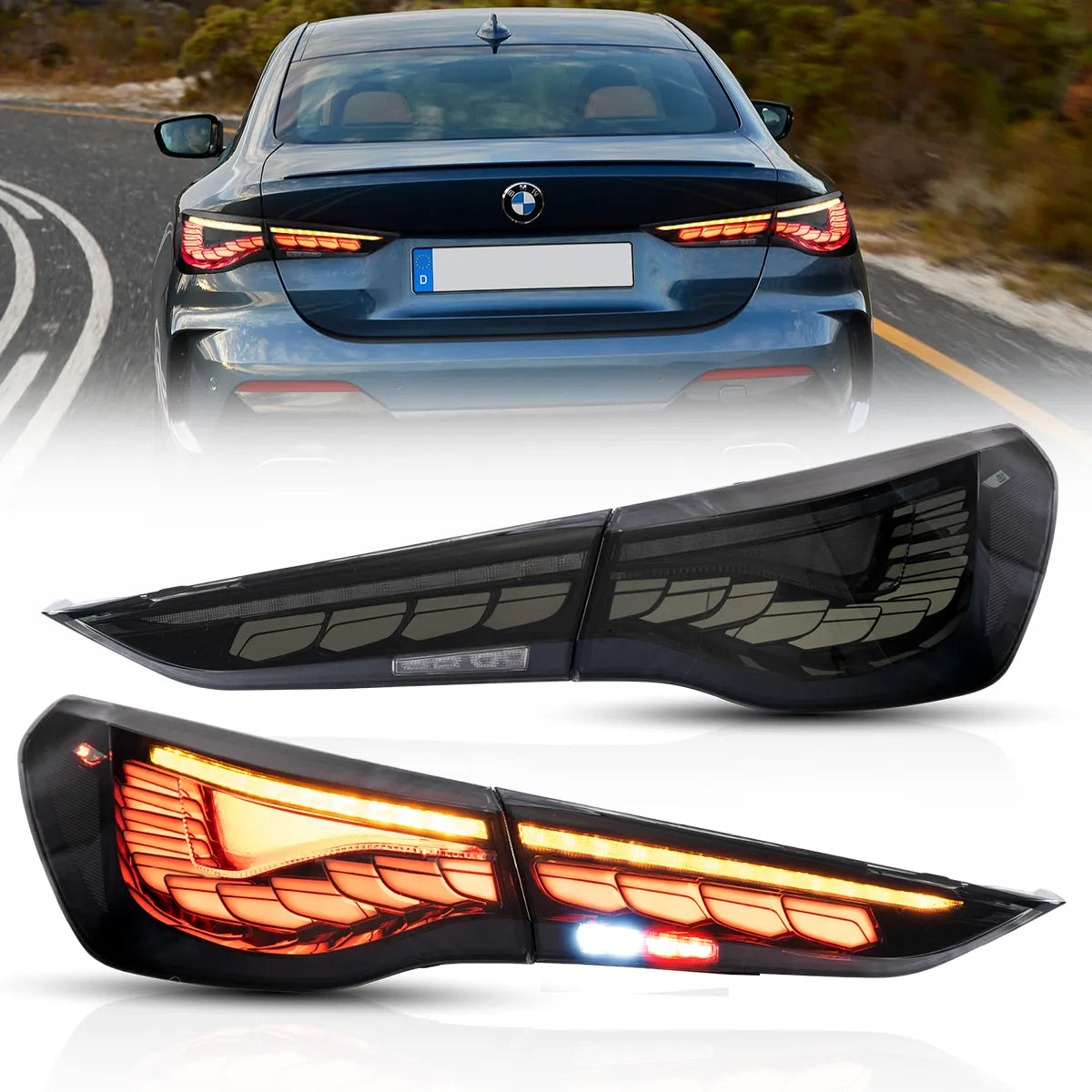 VLAND OLED Taillights For 2021-2024 Bmw 4 Series M4 G22/G23/G26/G82/G83 Canada