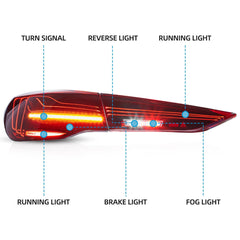 VLAND LED Taillights CSL Style For 2021-2024 BMW 4-Series M4 G22/G23/G26/G82/G83 Canada