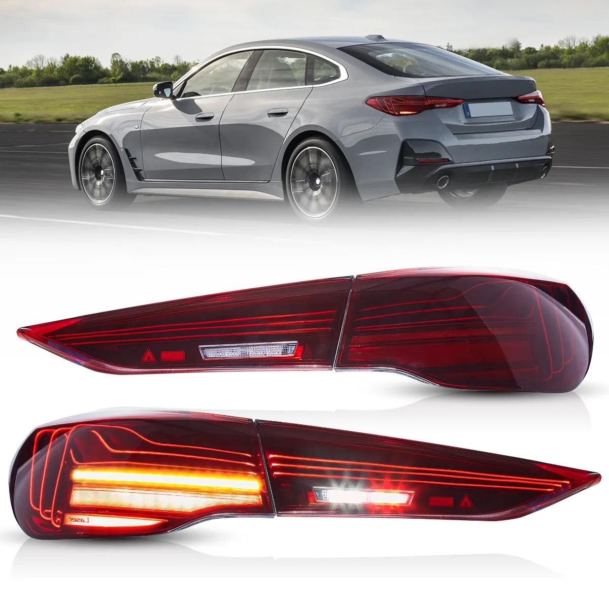 VLAND LED Taillights CSL Style For 2021-2024 BMW 4-Series M4 G22/G23/G26/G82/G83 Canada