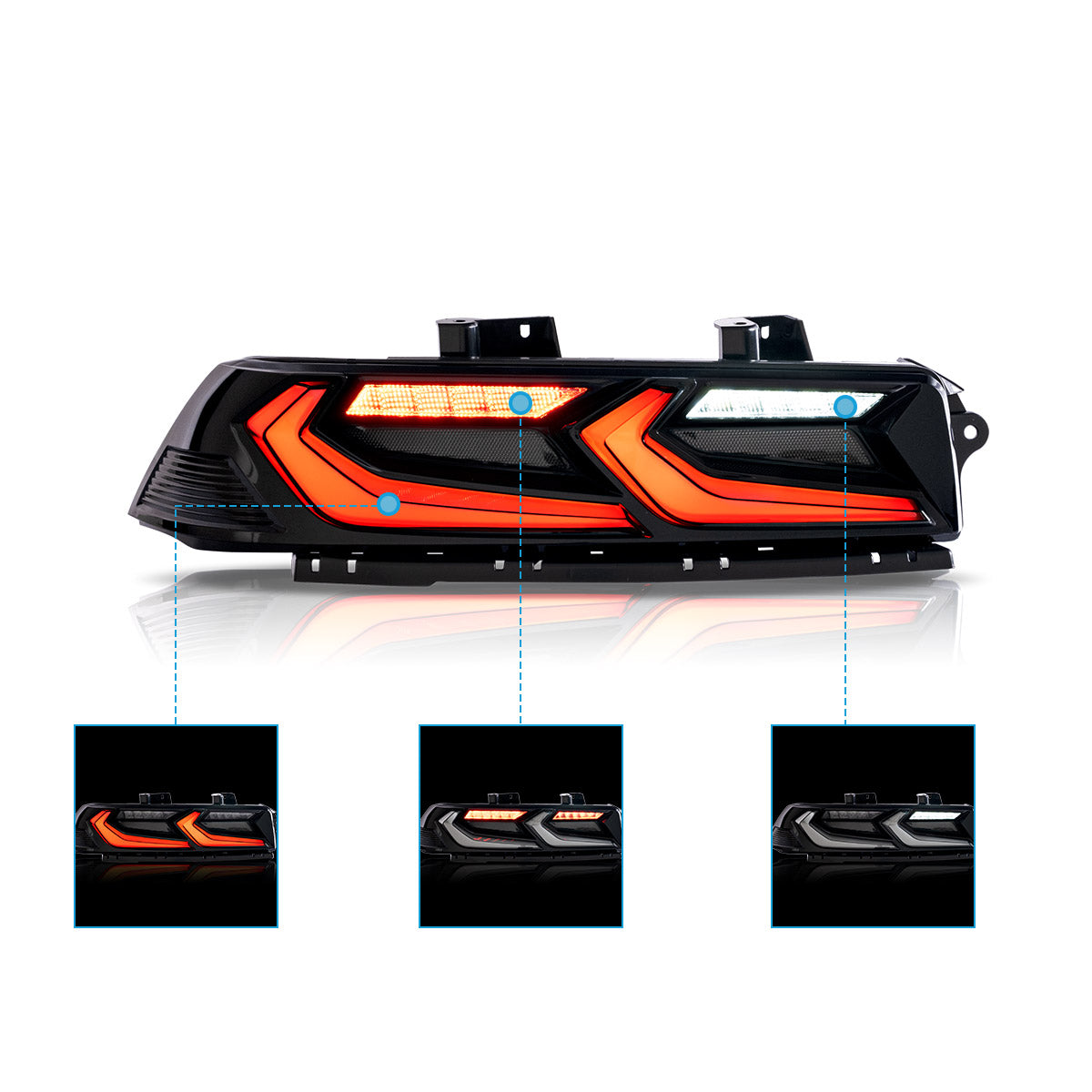VLAND LED Taillights For 2014 2015 Chevrolet Camaro Canada