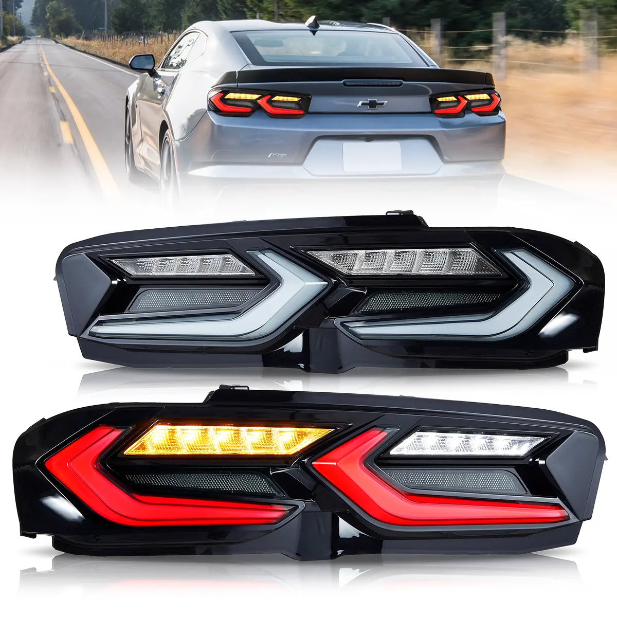 VLAND LED Taillights For 2019-2024 Chevrolet Camaro Canada