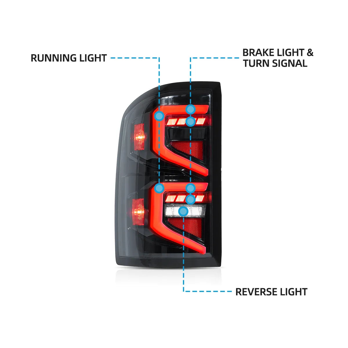 VLAND LED Tail lights For 2007-2013 Chevrolet Silverado 1500 2500HD 3500HD Canada