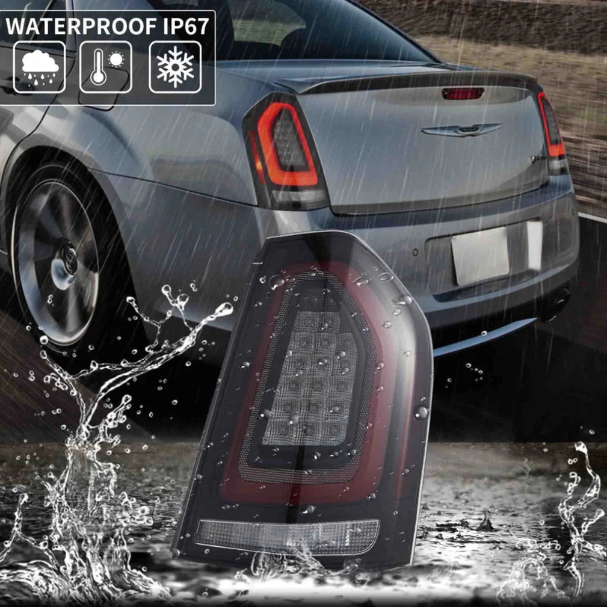 VLAND LED Taillights For 2011-2014 Chrysler 300 & Lancia Thema Canada