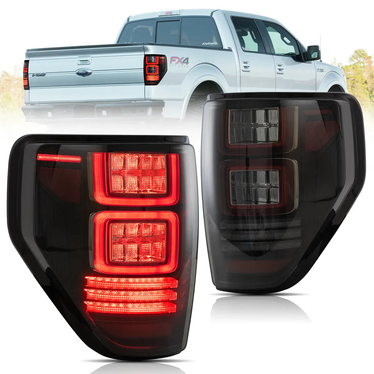 VLAND LED Tail Lights For Ford F150 2009-2014 12th Gen Canada