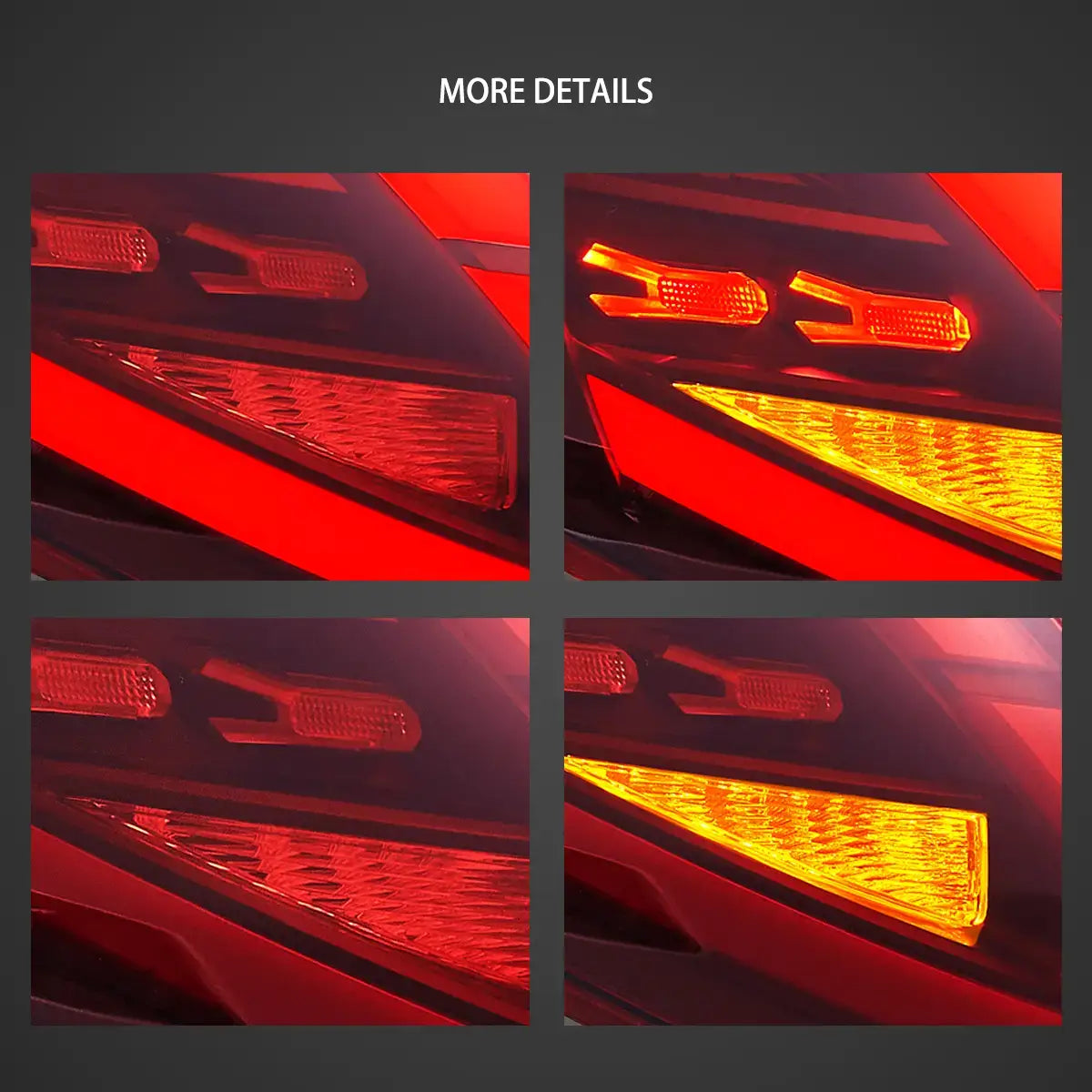 Vland LED taillights For 2009-2017 Ford Fiesta Hatchback/Van Canada