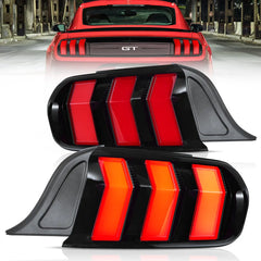 VLAND LED Taillights For 2015-2023 Ford Mustang S550 with 5 Modes turn signal Canada