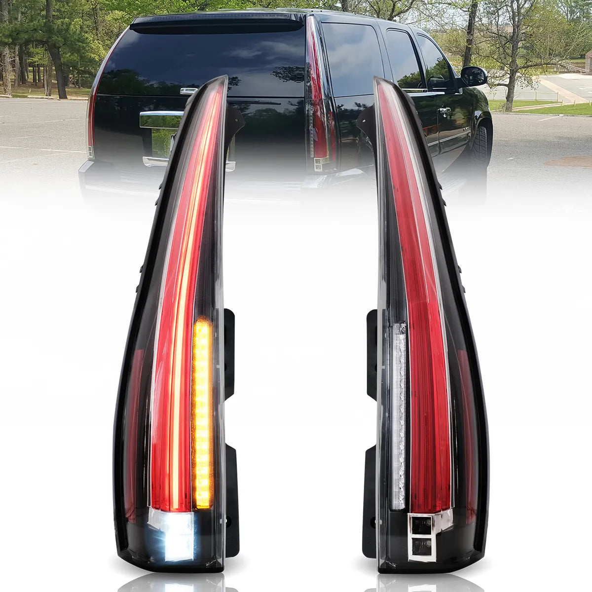 VLAND LED Tail Lights For 2007-2014 GMC Yukon Chevrolet Tahoe Suburban Canada