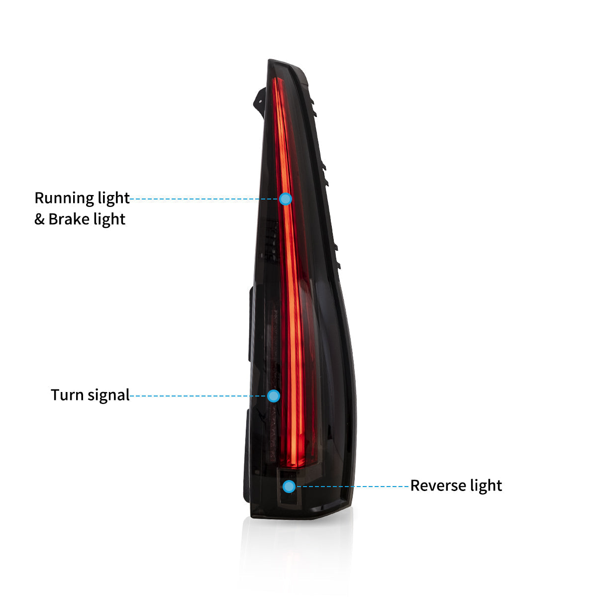VLAND LED Tail Lights For 2007-2014 GMC Yukon Chevrolet Tahoe Suburban Canada