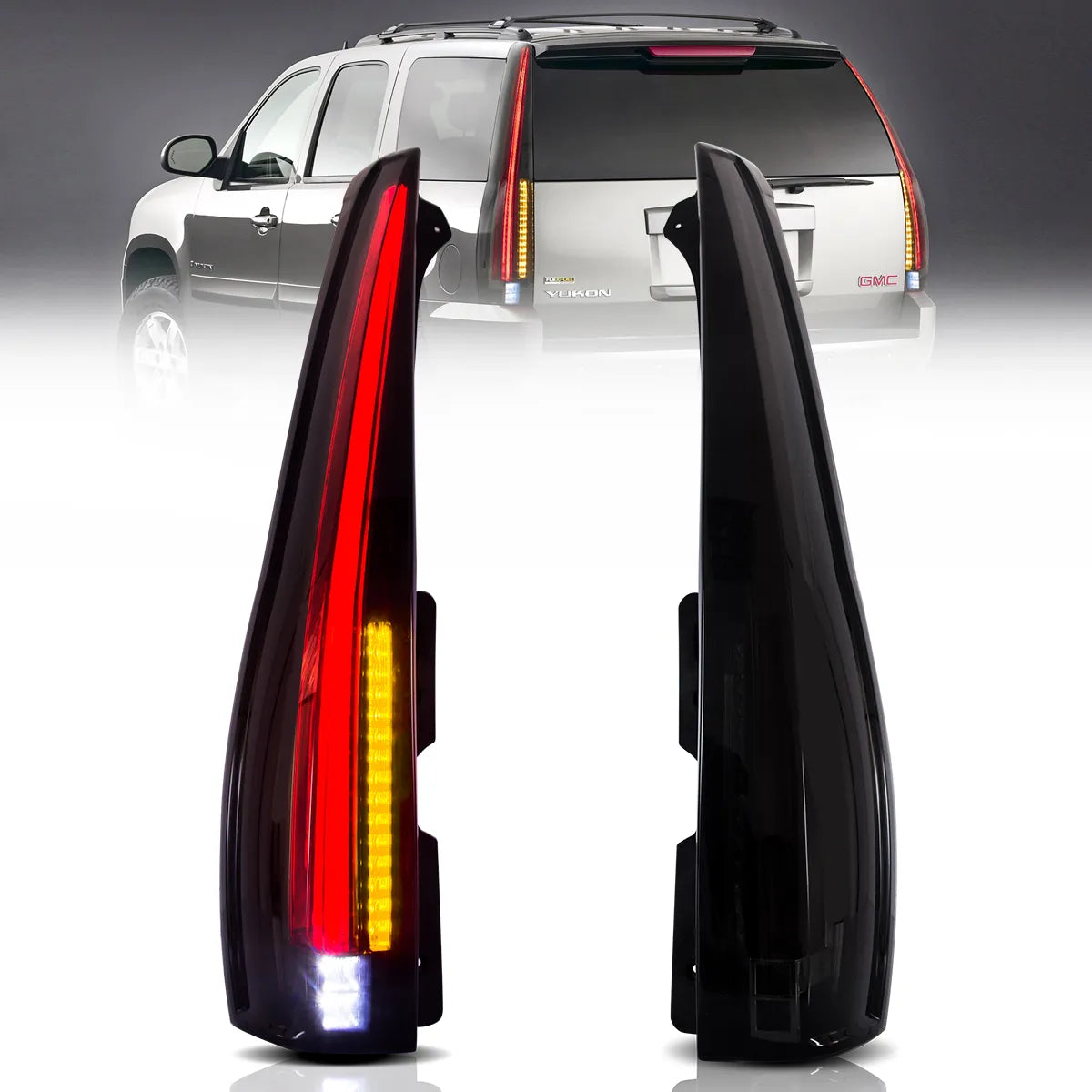 VLAND LED Tail Lights For 2007-2014 GMC Yukon Chevrolet Tahoe Suburban Canada