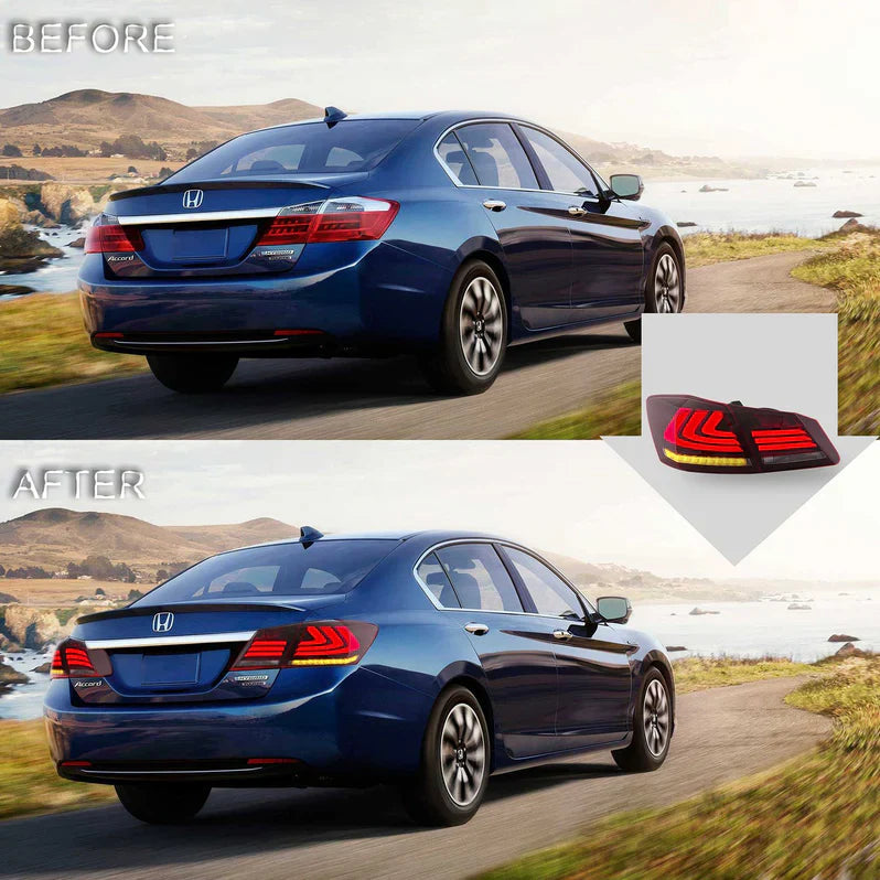 VLAND LED Tail Lights for 2013-2015 Honda Accord Canada
