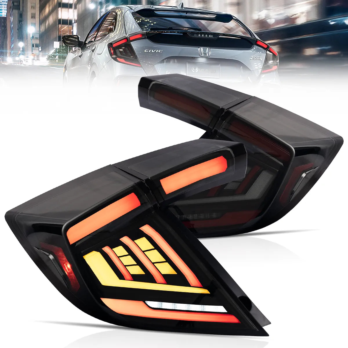VLAND LED Taillights For 2018-2021 Honda Civic Canada