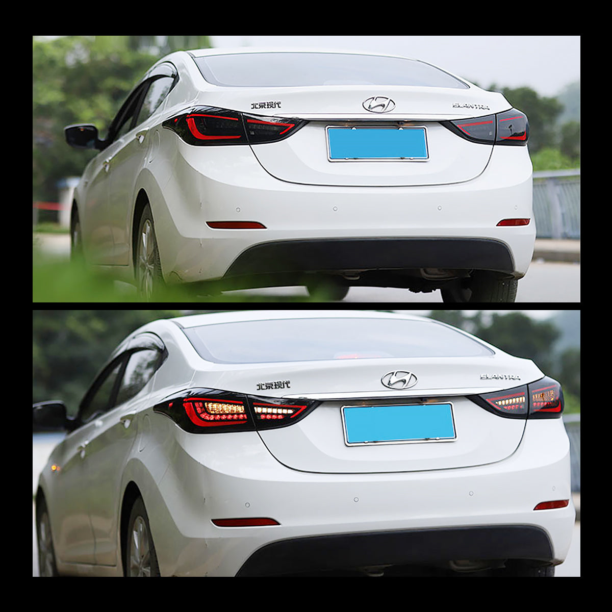 VLAND LED Tail Lights for 2011-2015 Hyundai Elantra Canada