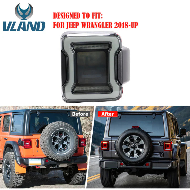 VLAND LED Taillights For 2018-2023 Jeep Wrangler JL Canada