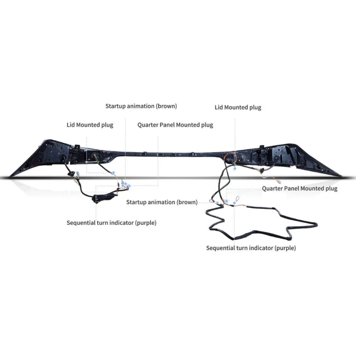 VLAND LED Taillights For 2014-2019 lexus IS 250 200t 300h F Sport Canada