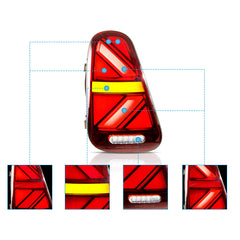 VLAND LED Tail Lights For 2001-2006 Mini Cooper R50 R52 R53 [Mini Hatch/Cabrio]