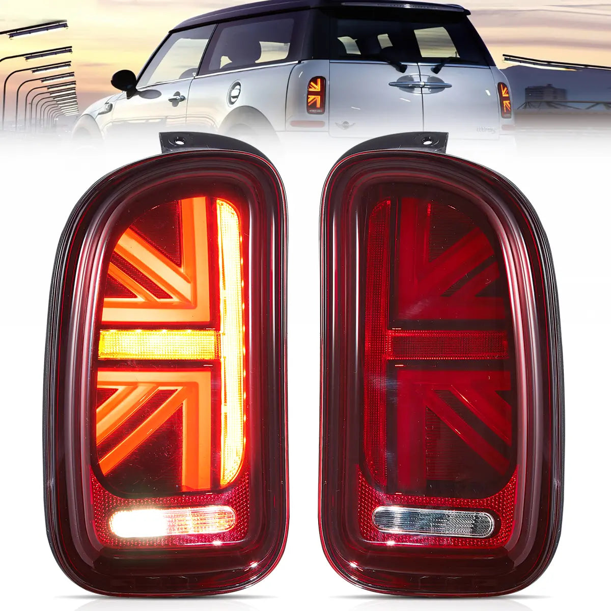 Clearance-2007–2014 Mini Cooper Clubman R55 Red LED Taillights Canada