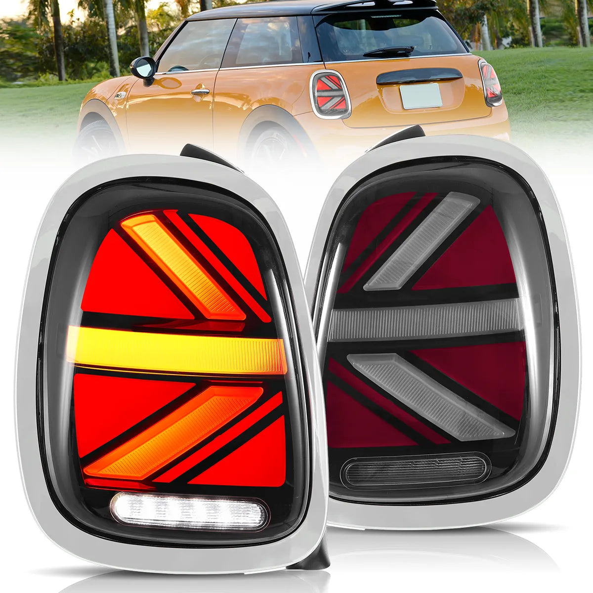 Clearance-2014-2019 Mini Cooper Hatch F55 F56 F57 LED Taillights Canada