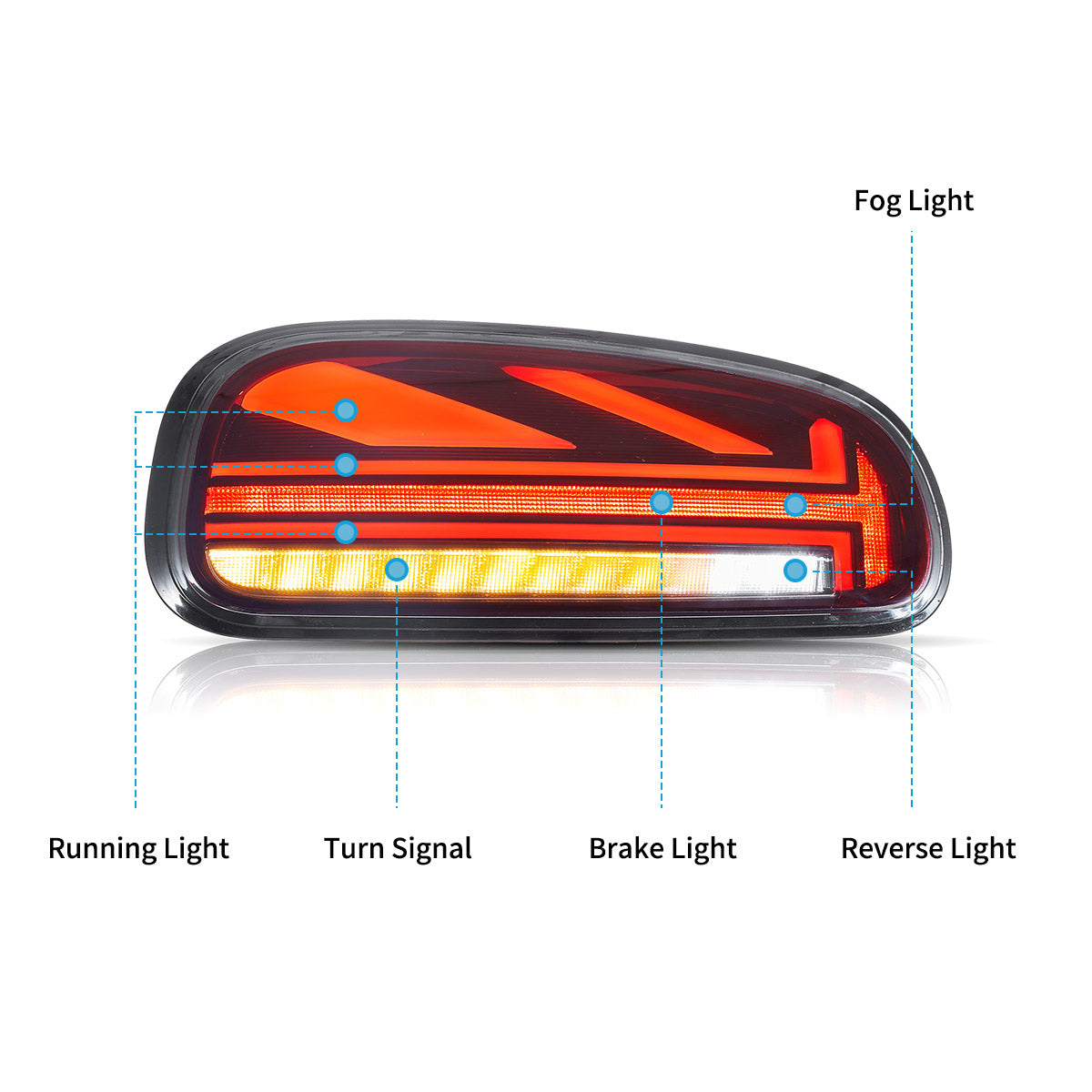 VLAND Taillights For 2015-2023 Mini Cooper Clubman F54 Canada